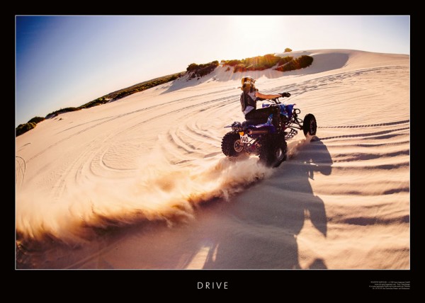 Motivationsposter „Drive“ 50x70cm Querformat