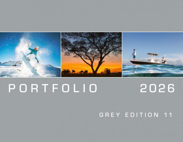 Deckblatt Portfolio „Grey Edition“ 2026